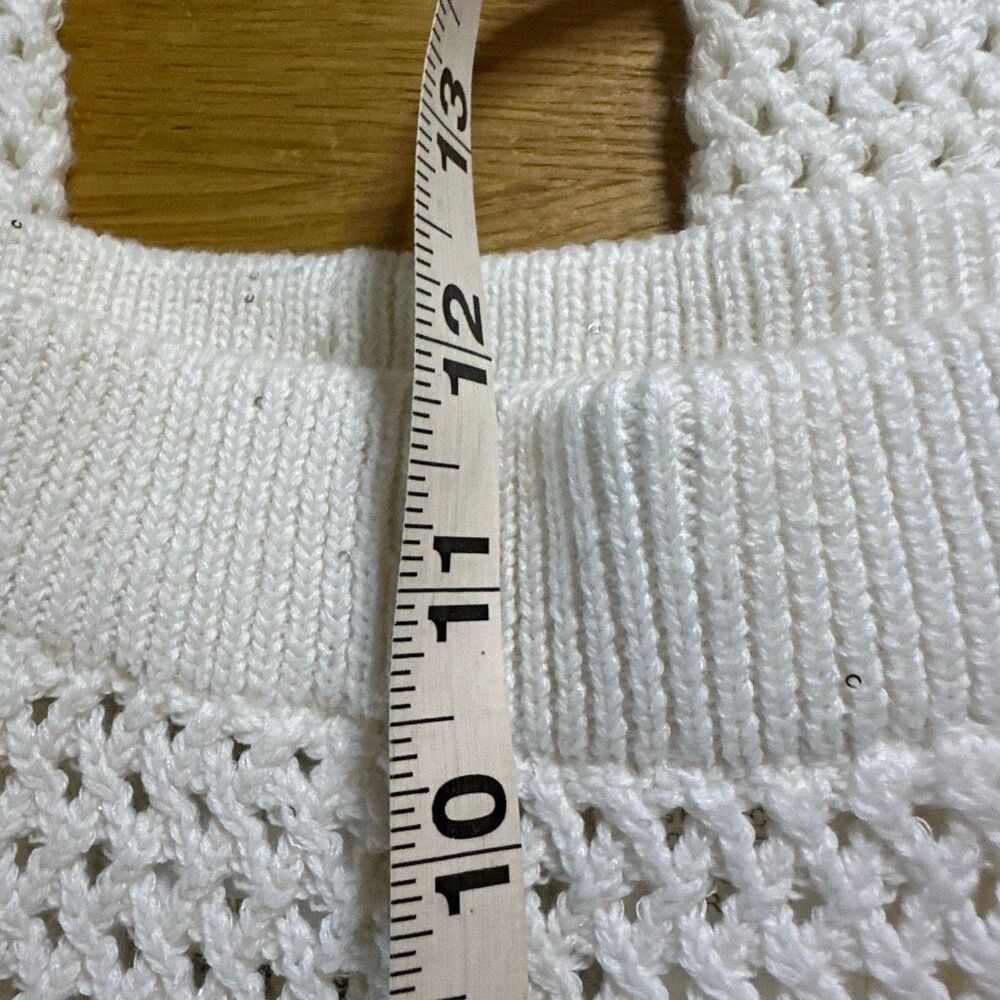 NWT House of Harlow 1960 cream sequin knit pants small - Picture 6 of 9